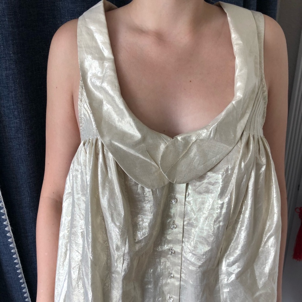 Shiny Alexander wang party top